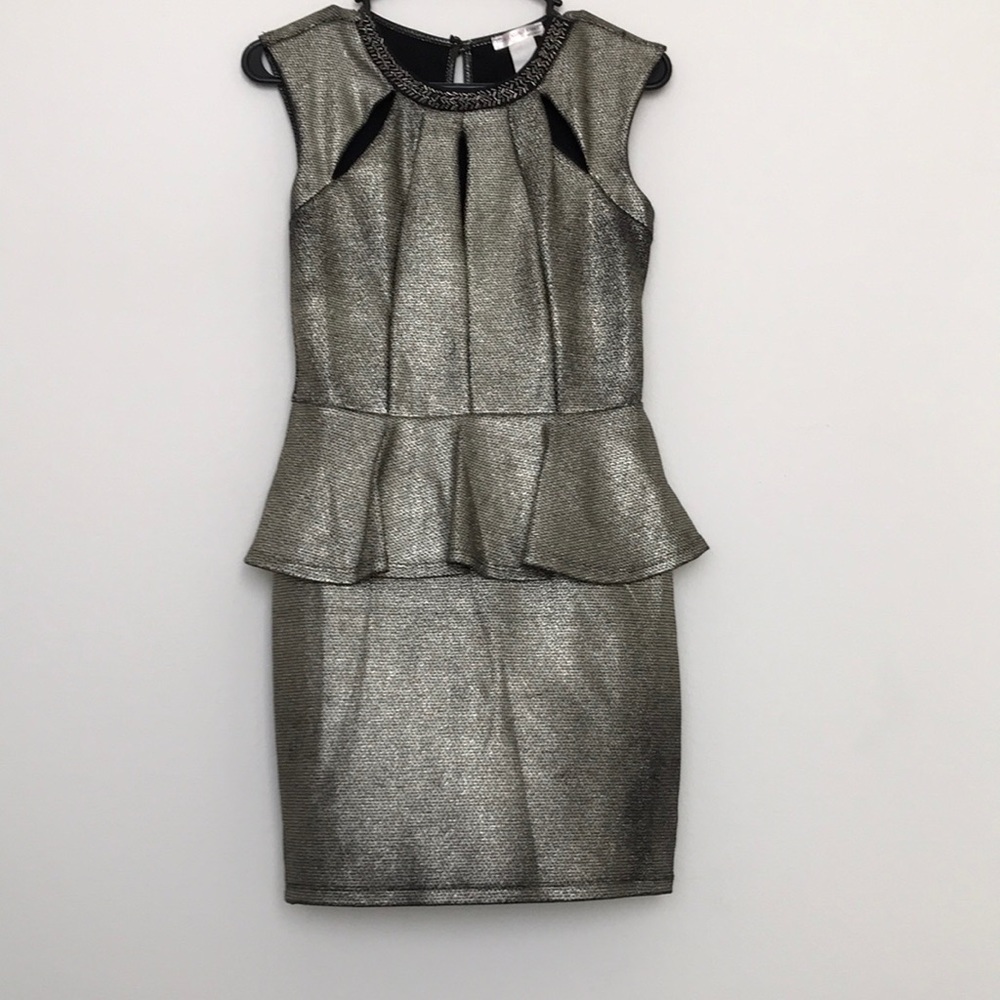 AGACI Golden Party Dress